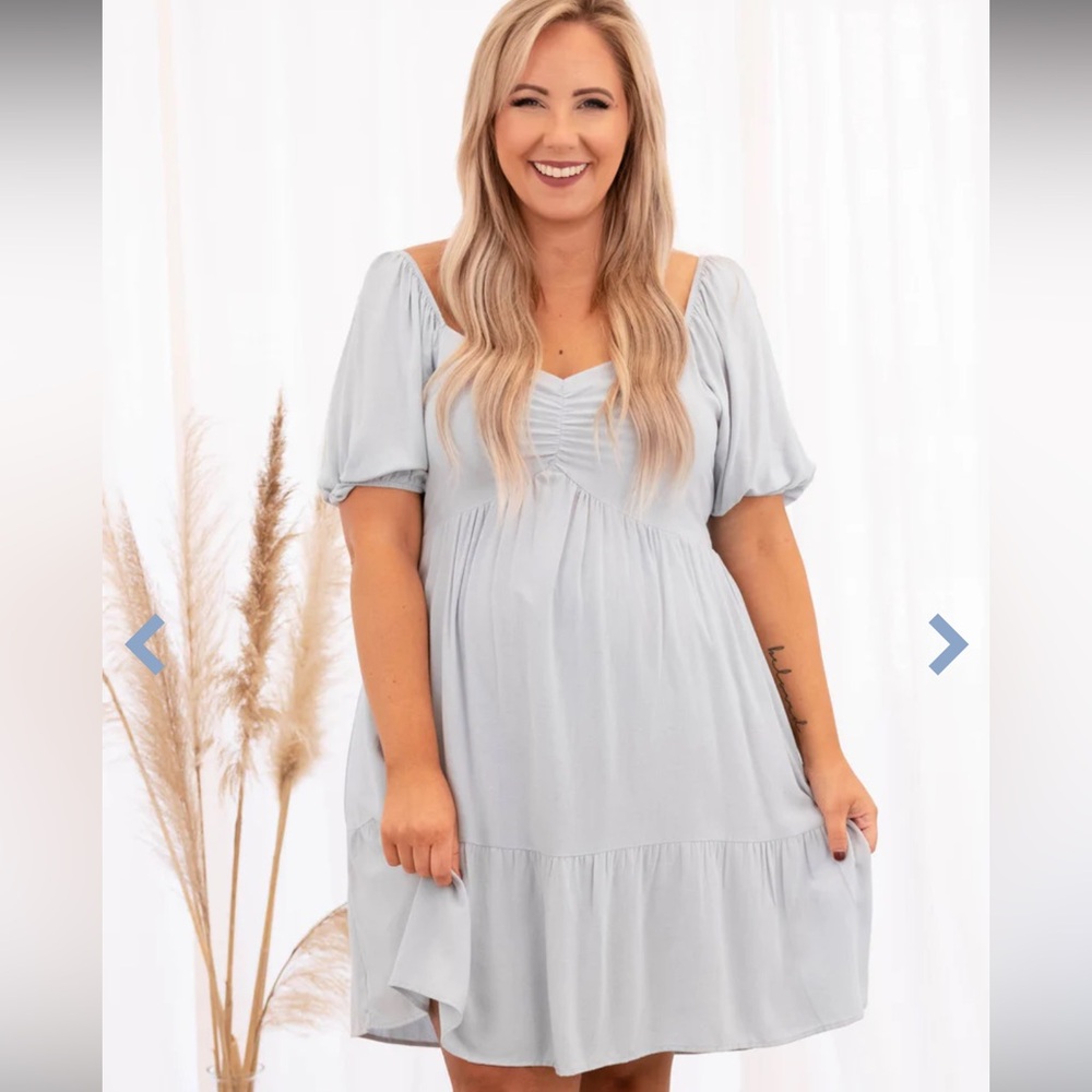 Cruise The Coast Dress, Light Blue